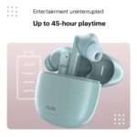 Noise Buds VS104 Truly Wireless Earbuds with 45H of Playtime, Quad Mic with ENC, Instacharge(10 Min=200 Min), 13Mm Driver, Low Latency, BT V5.2 (Mint Green) - Image 2