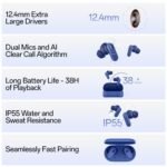 OnePlus Nord Buds 2r True Wireless in Ear Earbuds with Mic, 12.4mm Drivers, Playback:Upto 38hr case,4-Mic Design, IP55 Rating [ Misty Grey ] - Image 9