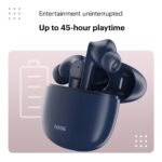 Noise Buds VS104 Truly Wireless Earbuds with 45H of Playtime, Quad Mic with ENC, Instacharge(10 Min=200 Min), 13Mm Driver, Low Latency, BT V5.2 (Midnight Blue) - Image 5