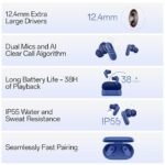 Earbuds for One-Plus Nord CE 3 Lite 5G Earbuds Original Like True Wireless Bluetooth in-Ear Headphones Earphones TWS with Mic, Touch Controls, Deep Bass, Sports (38 Hours Case, OPBR1) - Image 8