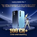 realme NARZO 90x 5G (Flash Blue,6GB+128GB) | 7000mAh + 60W Biggest Battery & Fastest Charging in The Segment* | 144Hz Bright Display | Sony 50MP AI Rear Camera | AI Assist | 400% Ultra Boom Speaker - Image 6